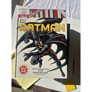 SIGNED BATMAN The Ultimate Guide to the DARK KNIGHT HC 1st Edition 2001 (B2F)